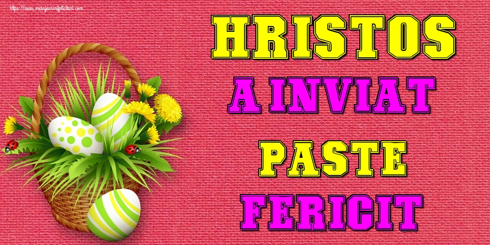 Hristos a Inviat! Paste fericit!