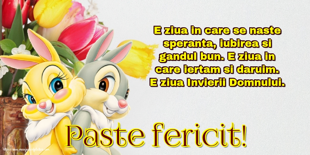 Paste fericit!