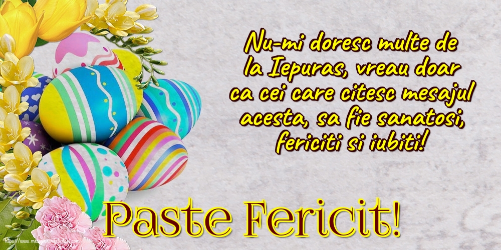 Paste Fericit!