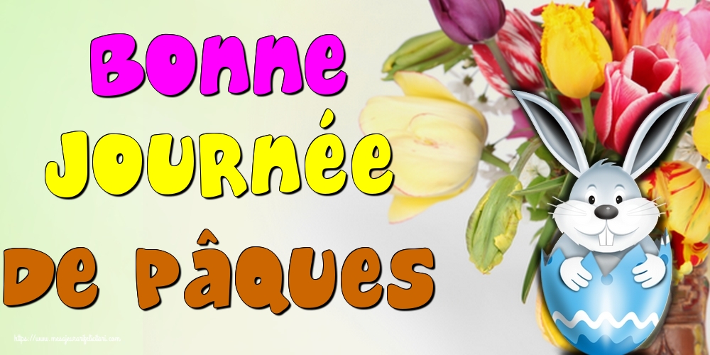 Felicitari de Paste in Franceza - Bonne journée de Pâques