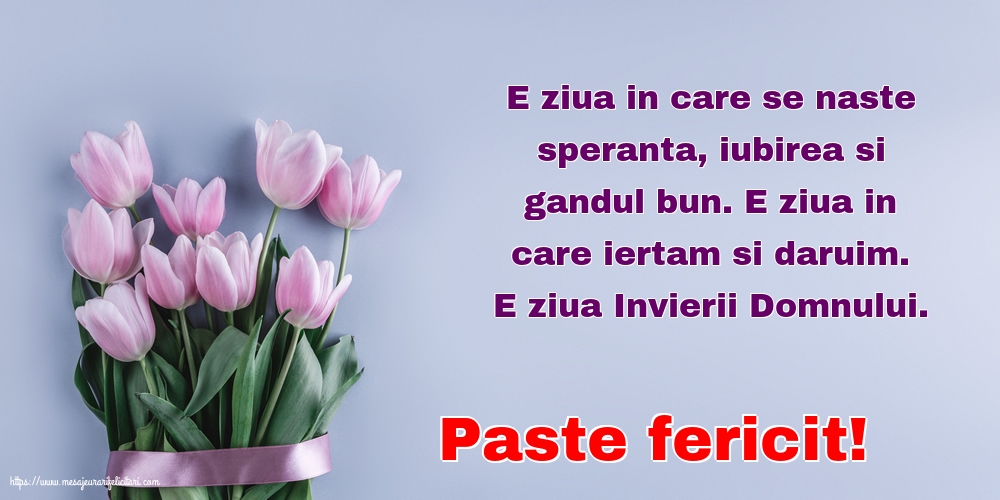 Paste fericit!