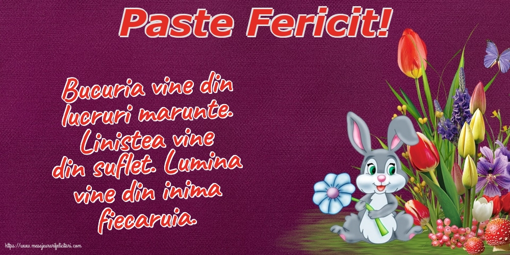 Paste Fericit!