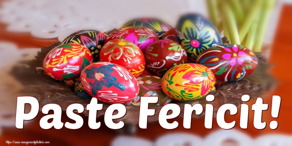 Paste Fericit!