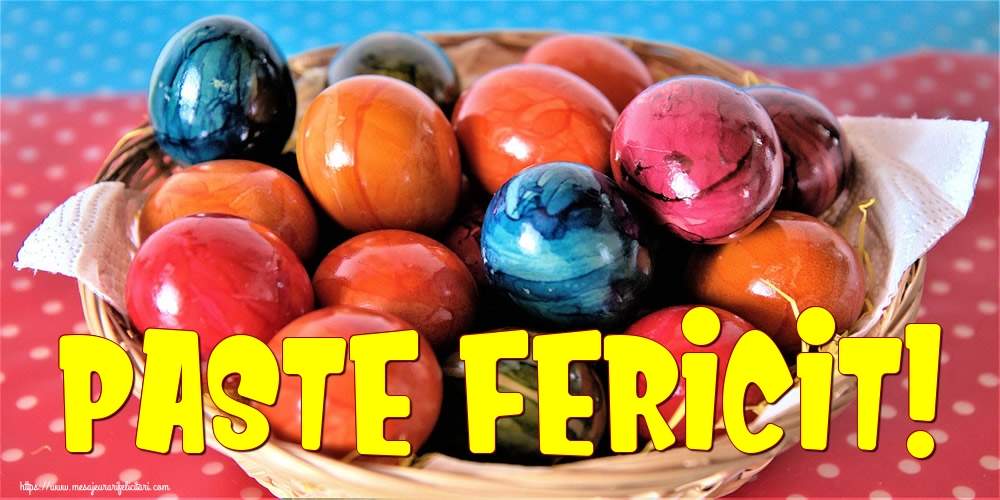 Paste Fericit!