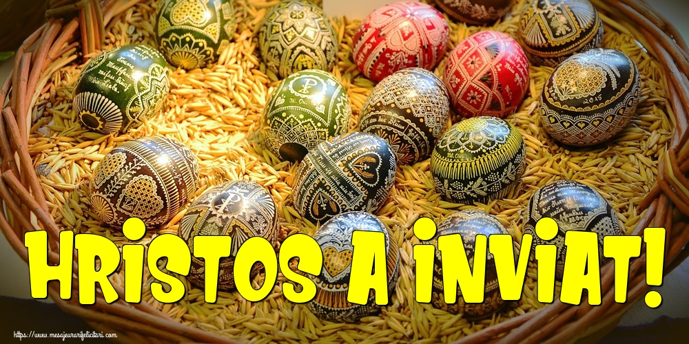 Felicitari de Paste - Hristos a inviat! - mesajeurarifelicitari.com