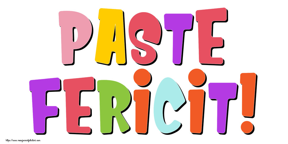 Paste Fericit!