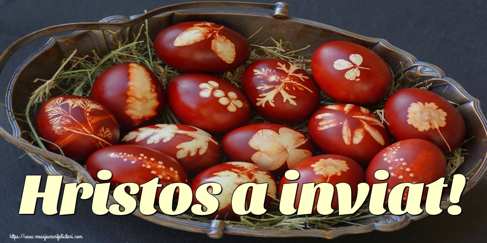 Hristos a inviat!
