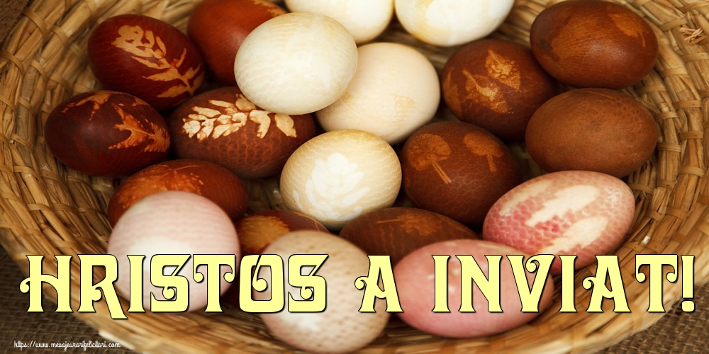 Felicitari de Paste - Hristos a inviat! - mesajeurarifelicitari.com