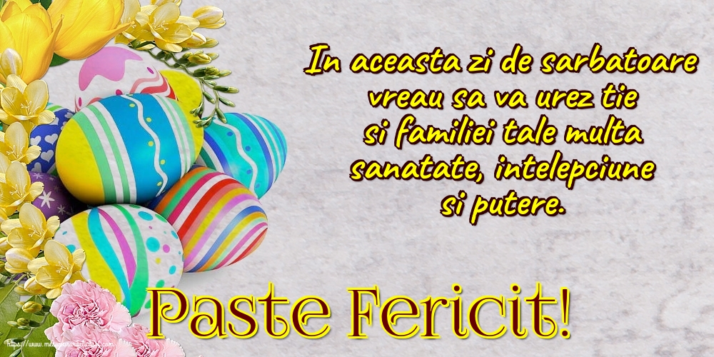 Paste Fericit!