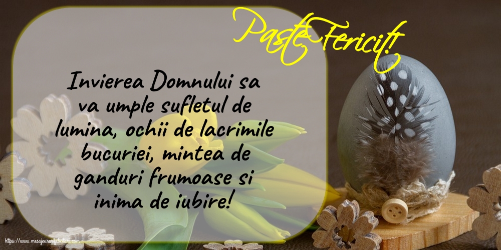 Paste Fericit!