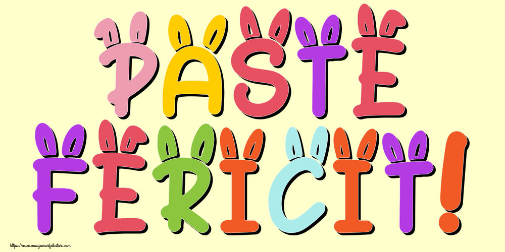 Paste Fericit!