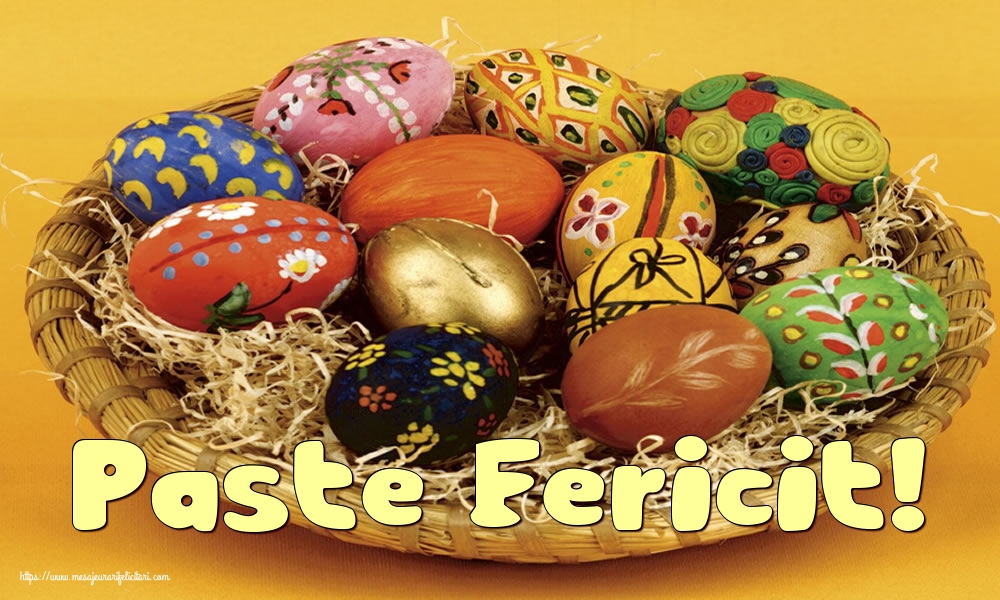 Felicitari de Paste - Paste Fericit! - mesajeurarifelicitari.com