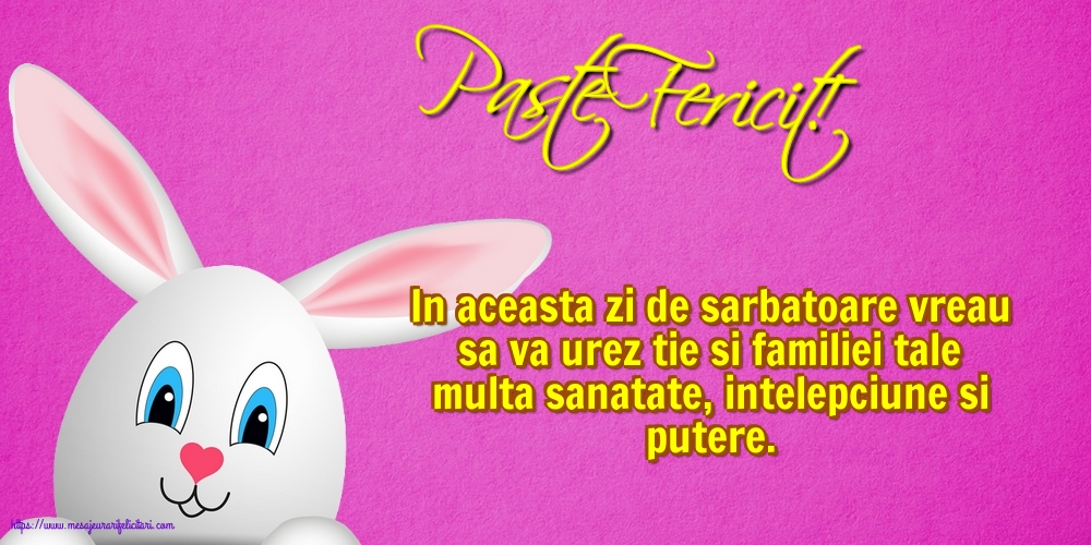 Paste Fericit!