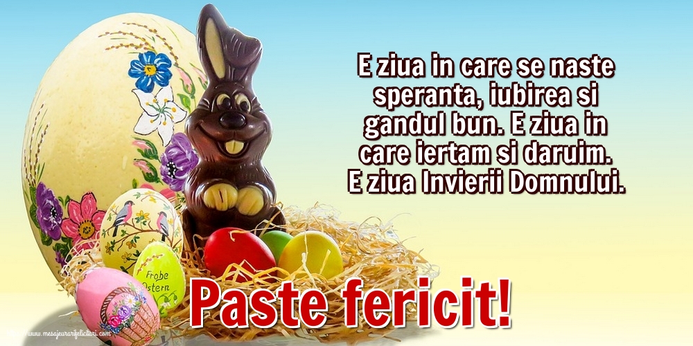 Paste fericit!