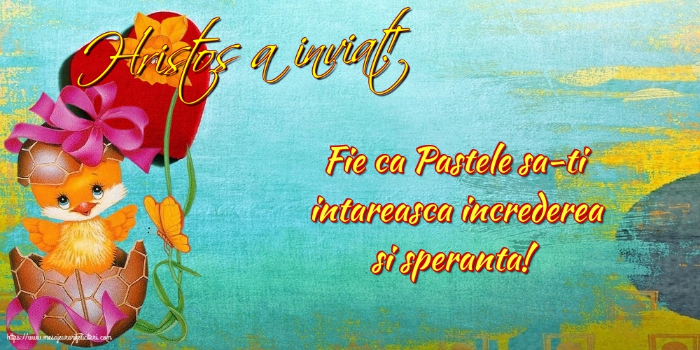 Paste Hristos a inviat!