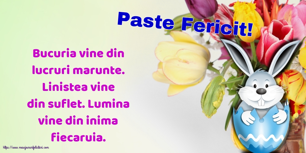 Paste Fericit!