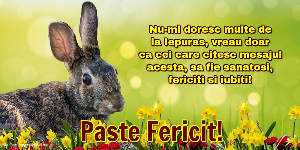Paste Fericit!