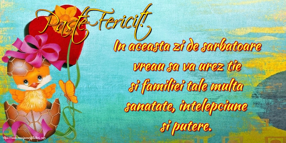 Paste Fericit!