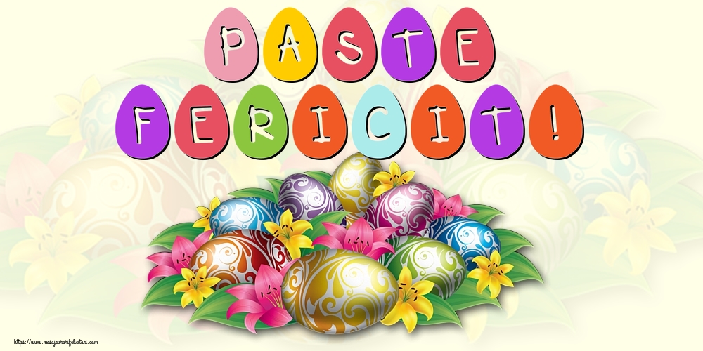 Paste Fericit!