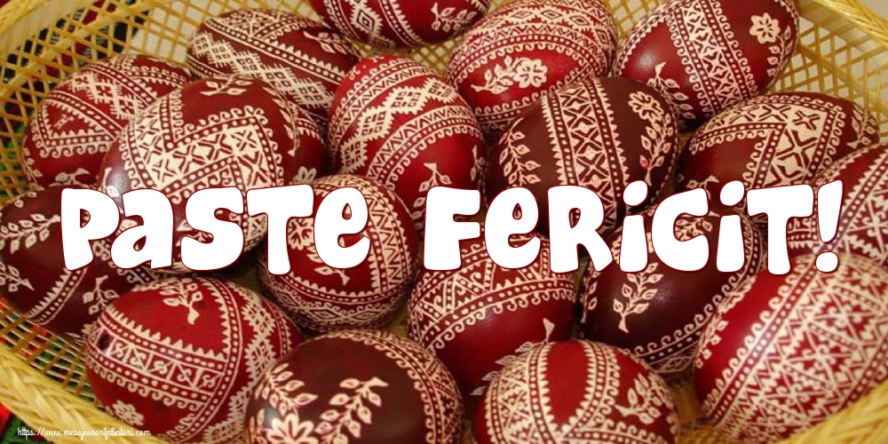 Paste Fericit!