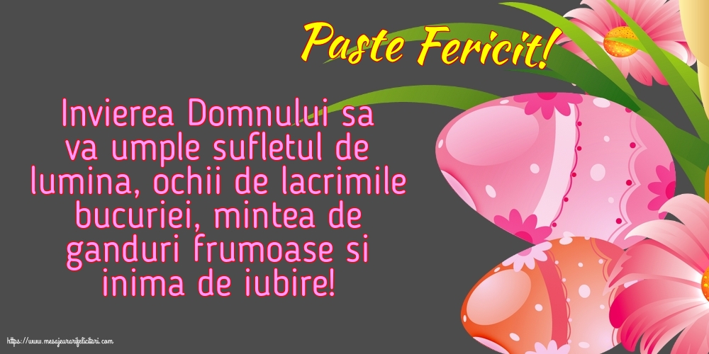 Paste Fericit!