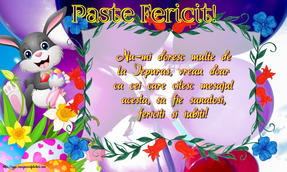 Paste Fericit!