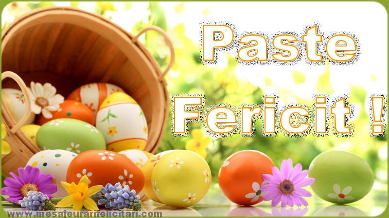 Paste Fericit