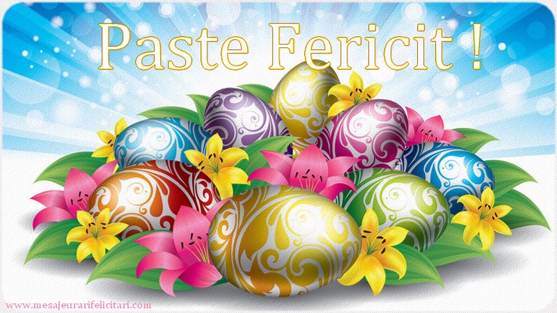Paste Fericit