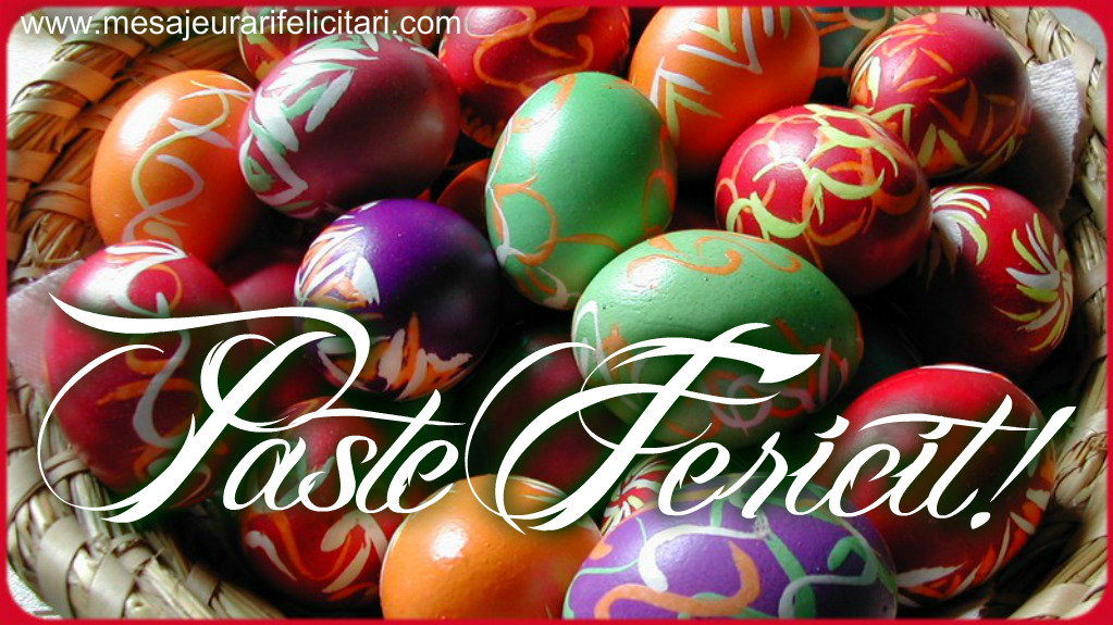 Paste Fericit!
