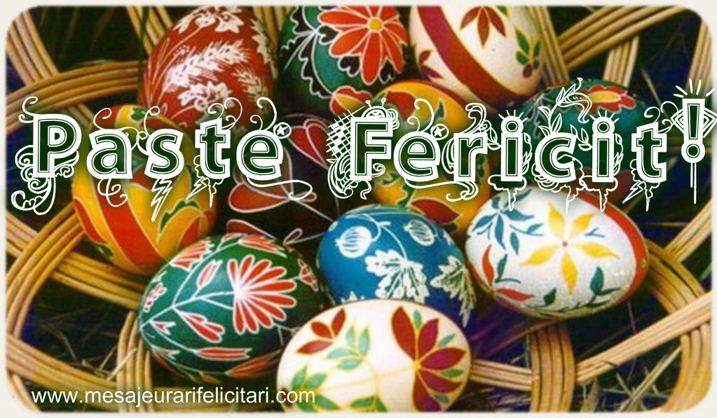 Paste Fericit!