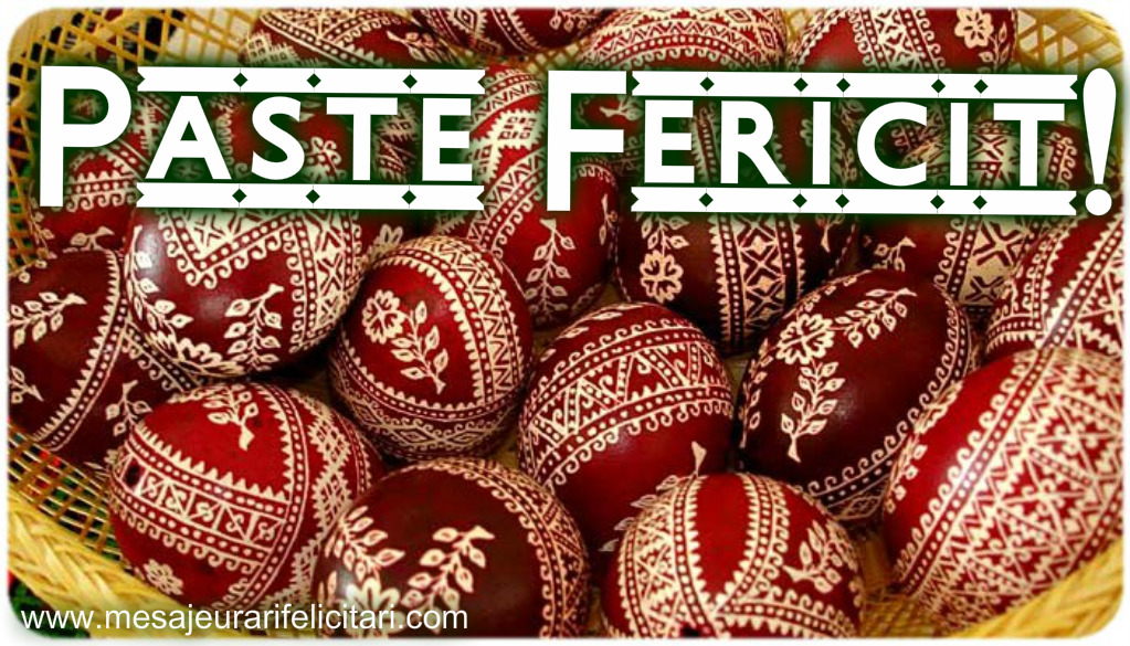 Paste Fericit!