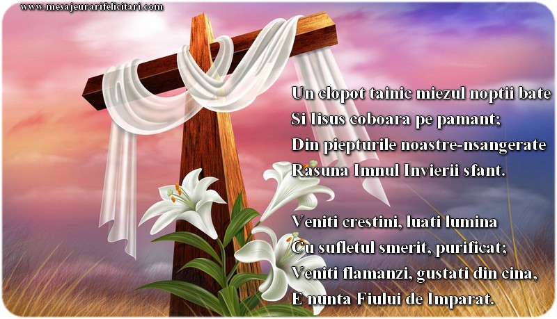 Veniti crestini, luati lumina