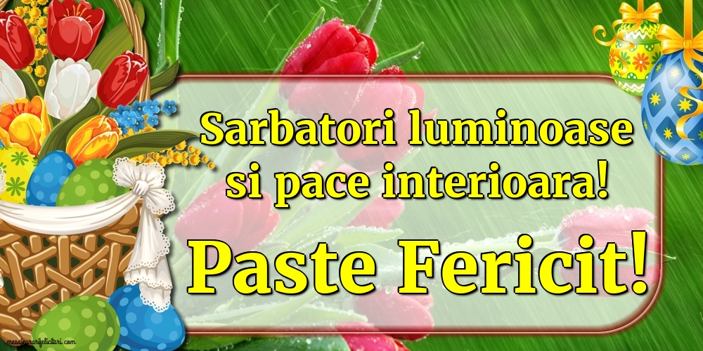 Paste Fericit impreuna cu familia ta!