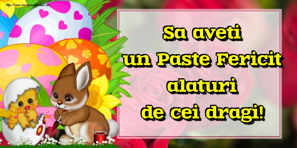 Sa aveti un Paste Fericit alaturi de cei dragi!