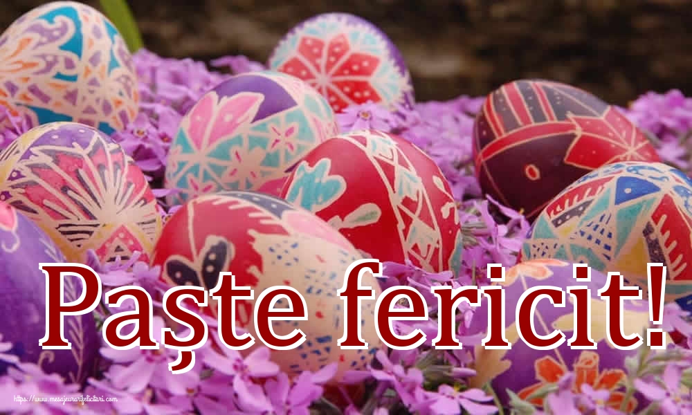 Paște fericit!
