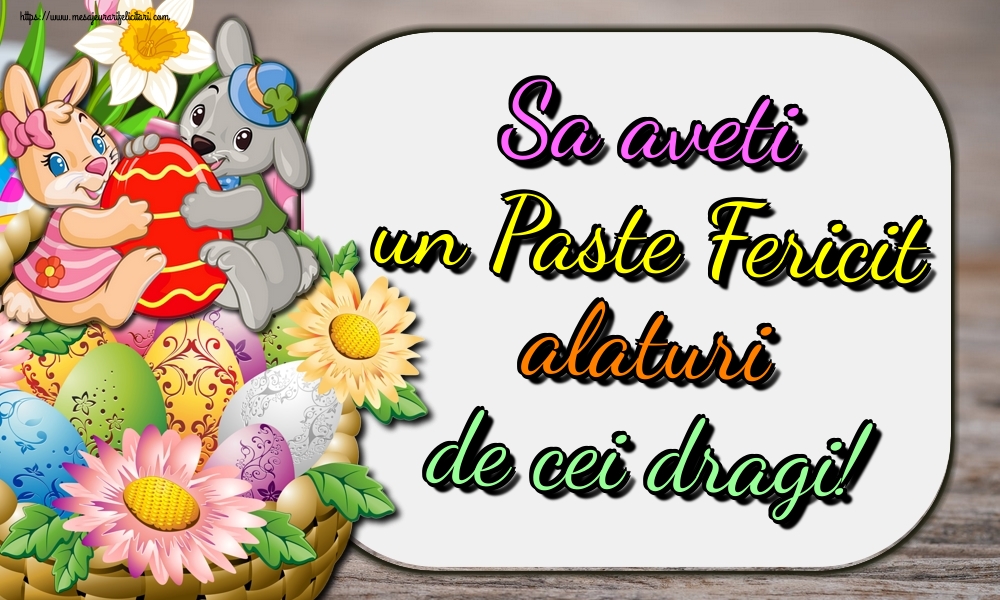 Sa aveti un Paste Fericit alaturi de cei dragi!