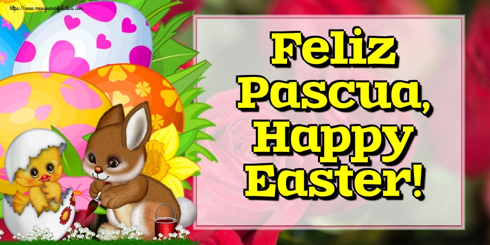 Felicitari de Paste in Spaniola - Feliz Pascua, Happy Easter! - mesajeurarifelicitari.com