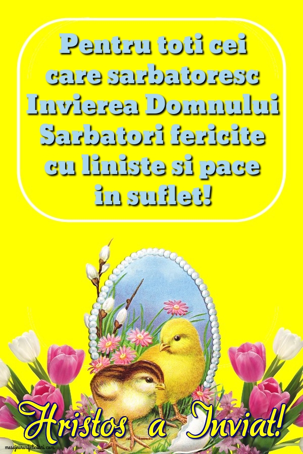 Hristos a Inviat!
