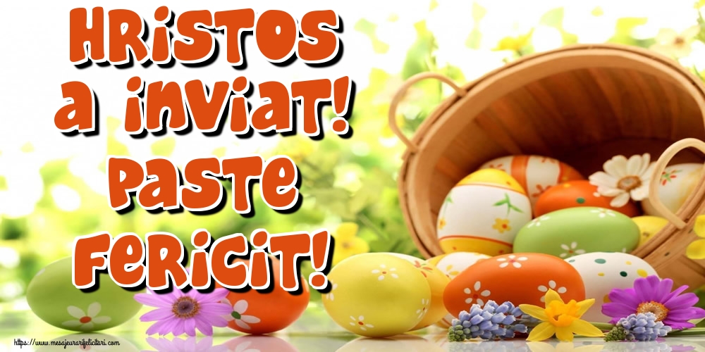 Hristos a Inviat! Paste fericit!