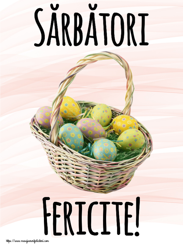 Sărbători Fericite! ~ ouă în coș
