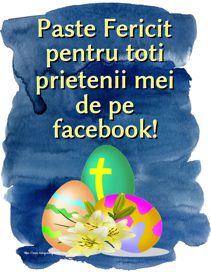Paste Fericit pentru toti prietenii mei de pe facebook! ~ ouă cu cruce