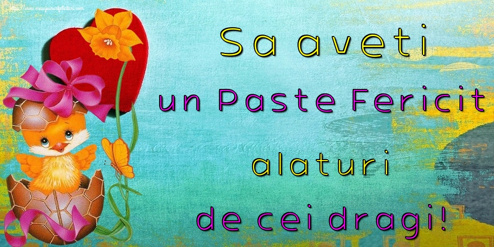 Sa aveti un Paste Fericit alaturi de cei dragi!
