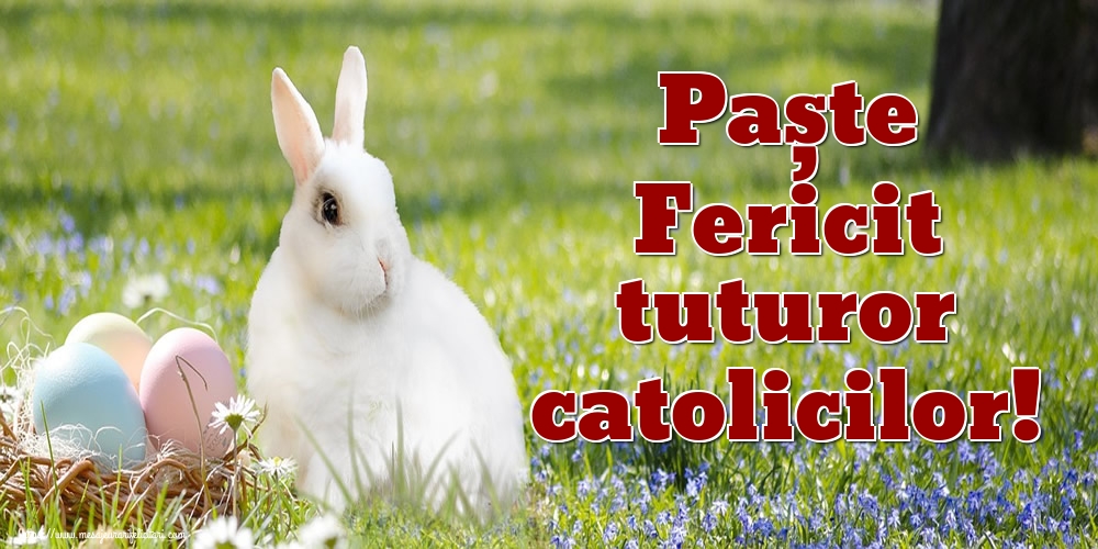 Paște Fericit tuturor catolicilor!