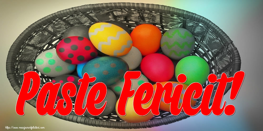 Paste Fericit!