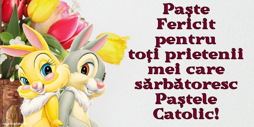 Paște Fericit pentru catolici!