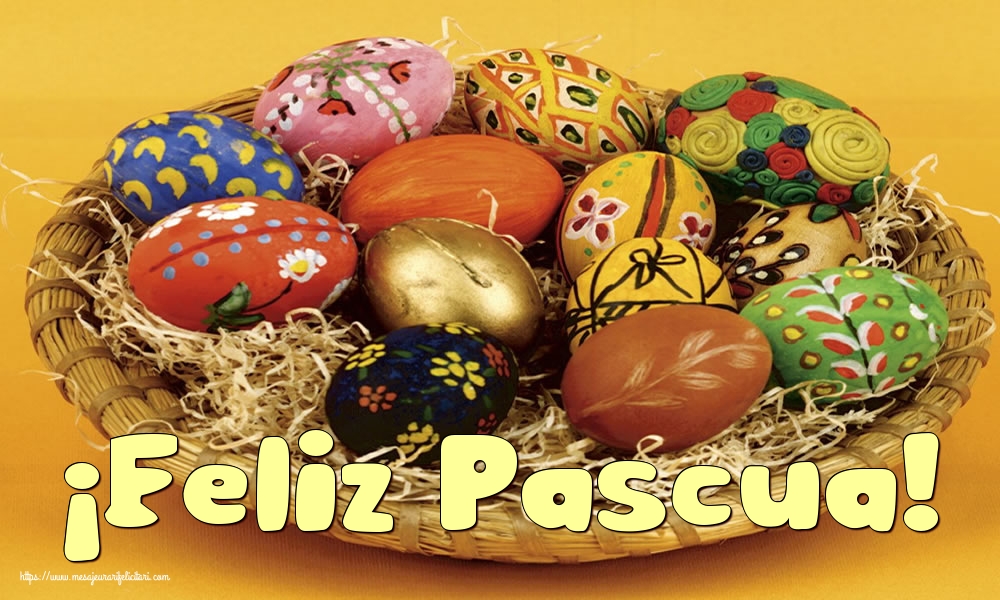 ¡Feliz Pascua!