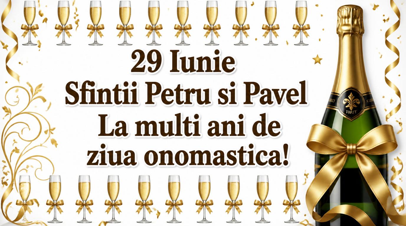 29 Iunie Sfintii Petru si Pavel La multi ani de ziua onomastica!
