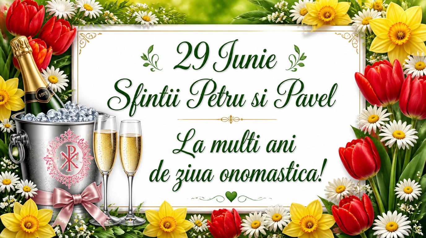 29 Iunie Sfintii Petru si Pavel La multi ani de ziua onomastica!