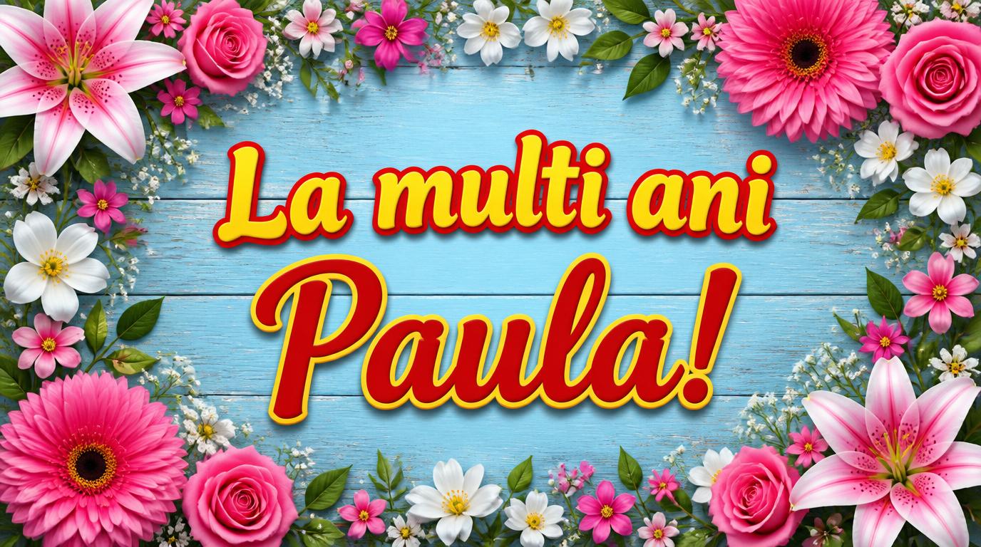 La multi ani Paula!