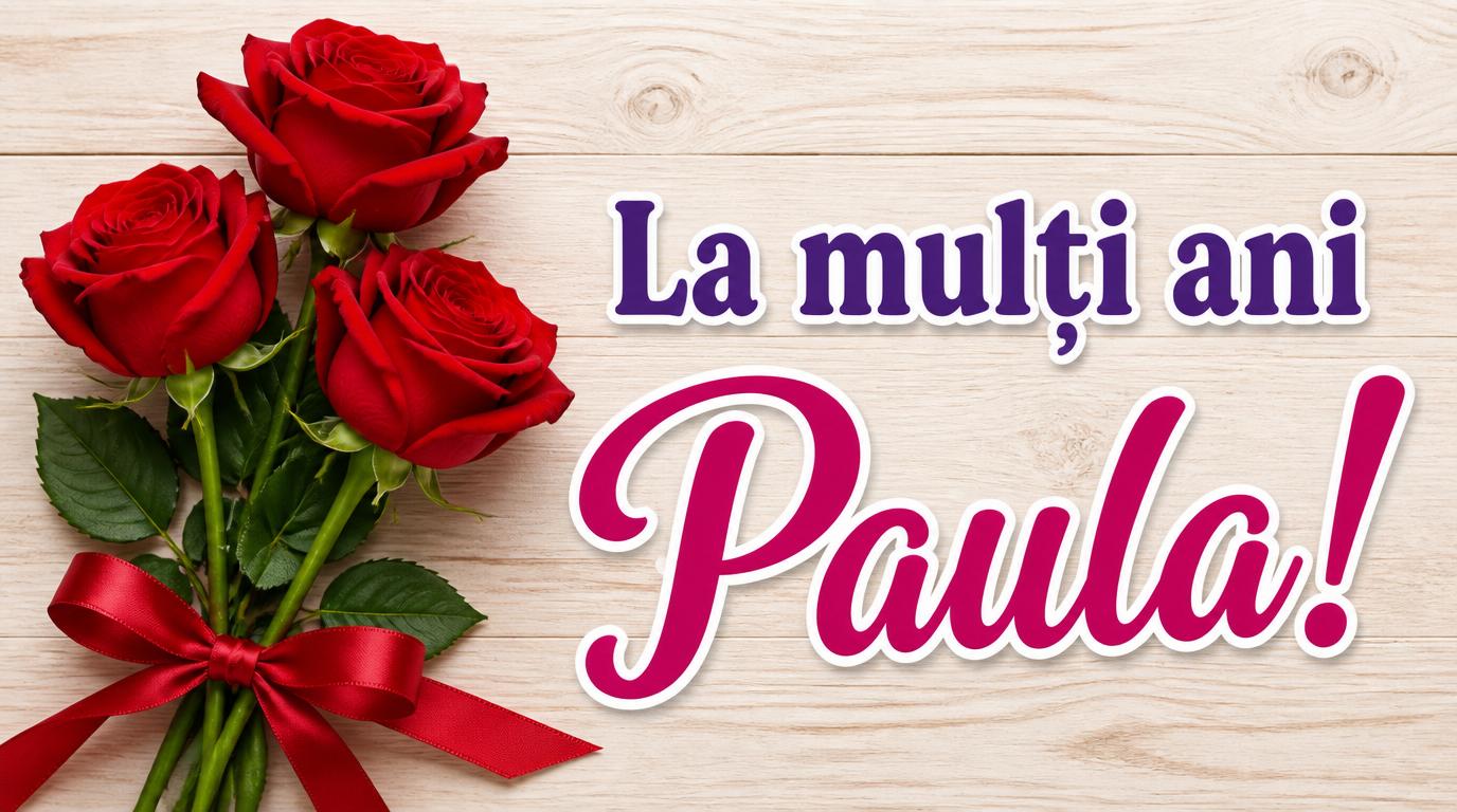 La mulți ani Paula!